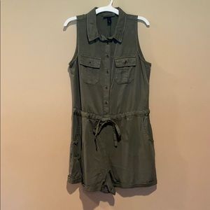 Army Green Romper